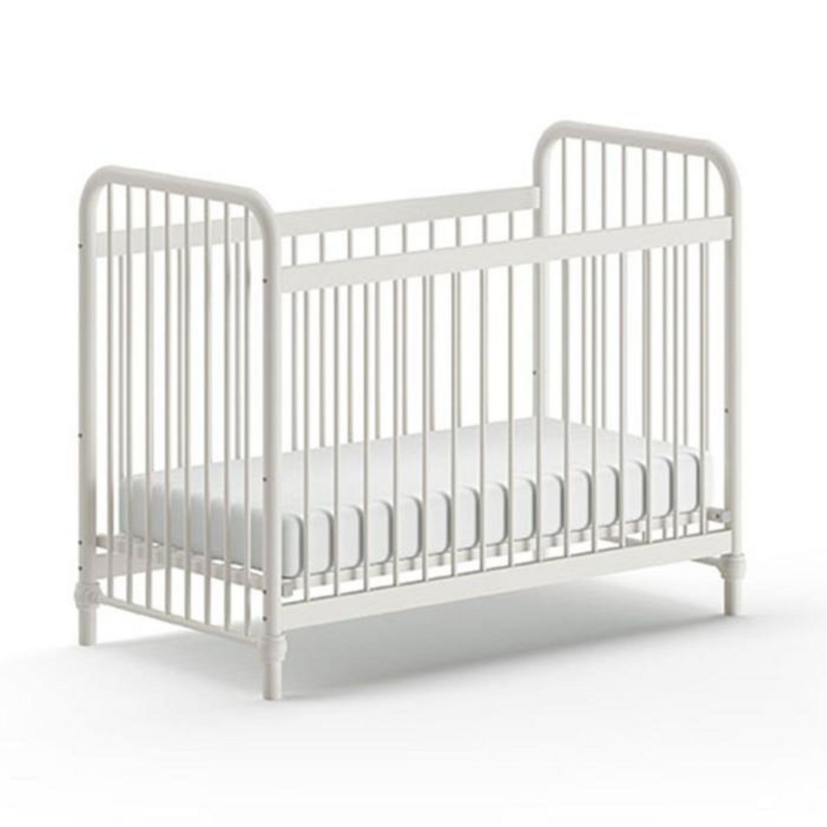 Paris Prix Lit Bébé  Bronxx  60x120cm Blanc Mat