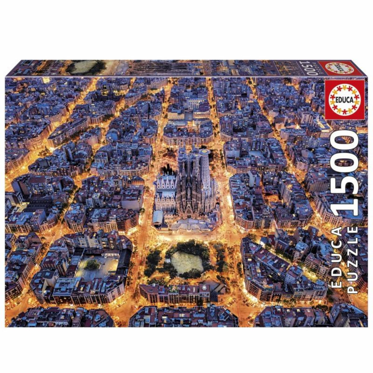 EDUCA Puzzle - EDUCA - Barcelona - 1500 pieces - Theme Architecture - Dimensions 85x60 cm