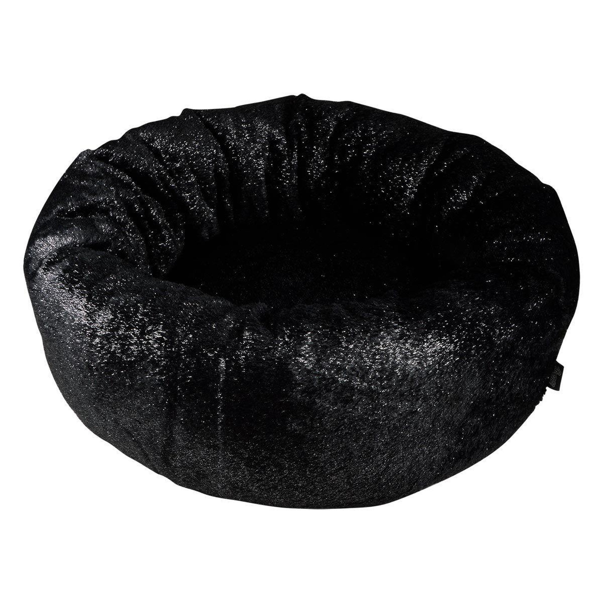 Voir la diapositive 1 : LOVE STORY Coussin pour chien & chat  paillettes  55cm noir
