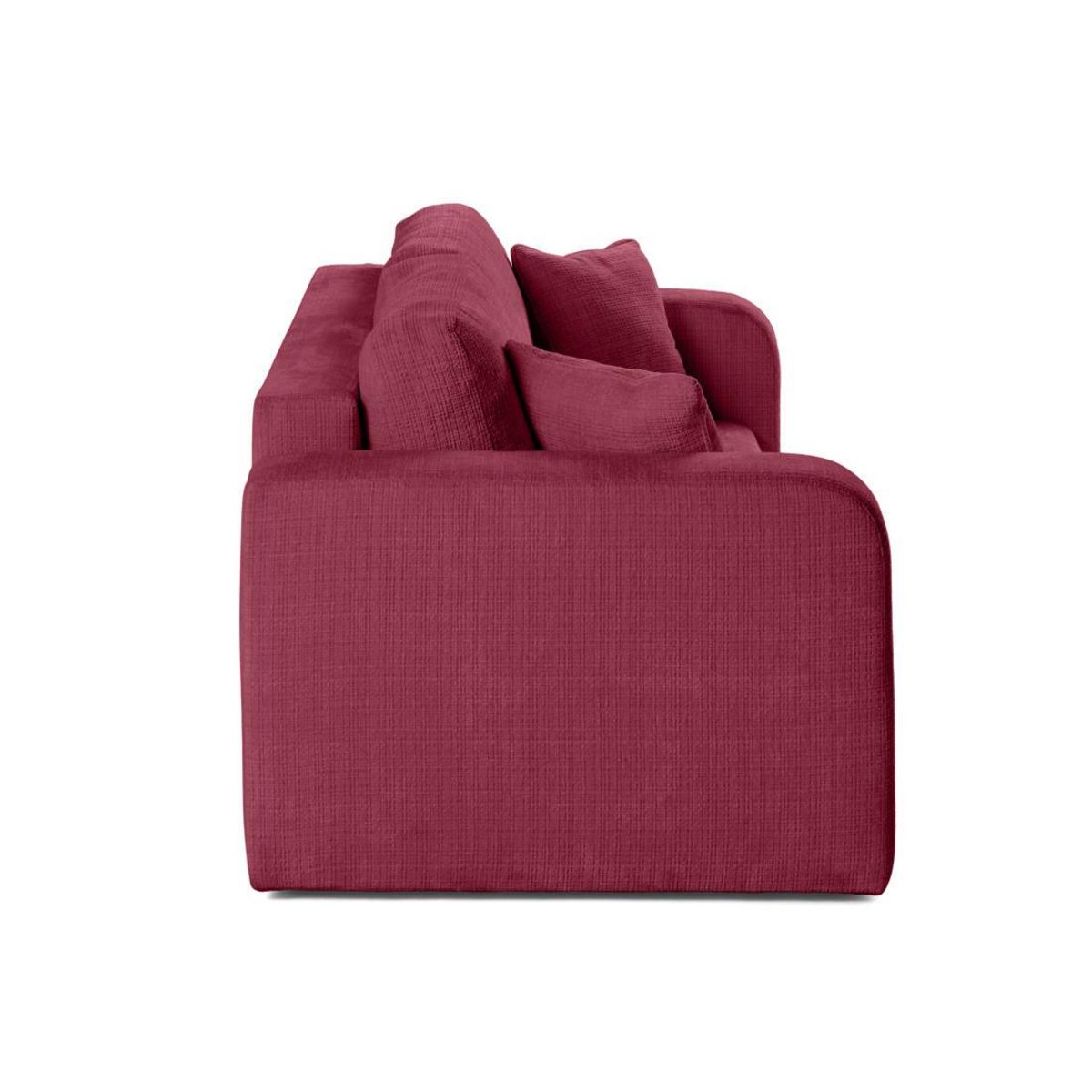 BEST MOBILIER Miro - canapé droit 2 places - en velours texturé