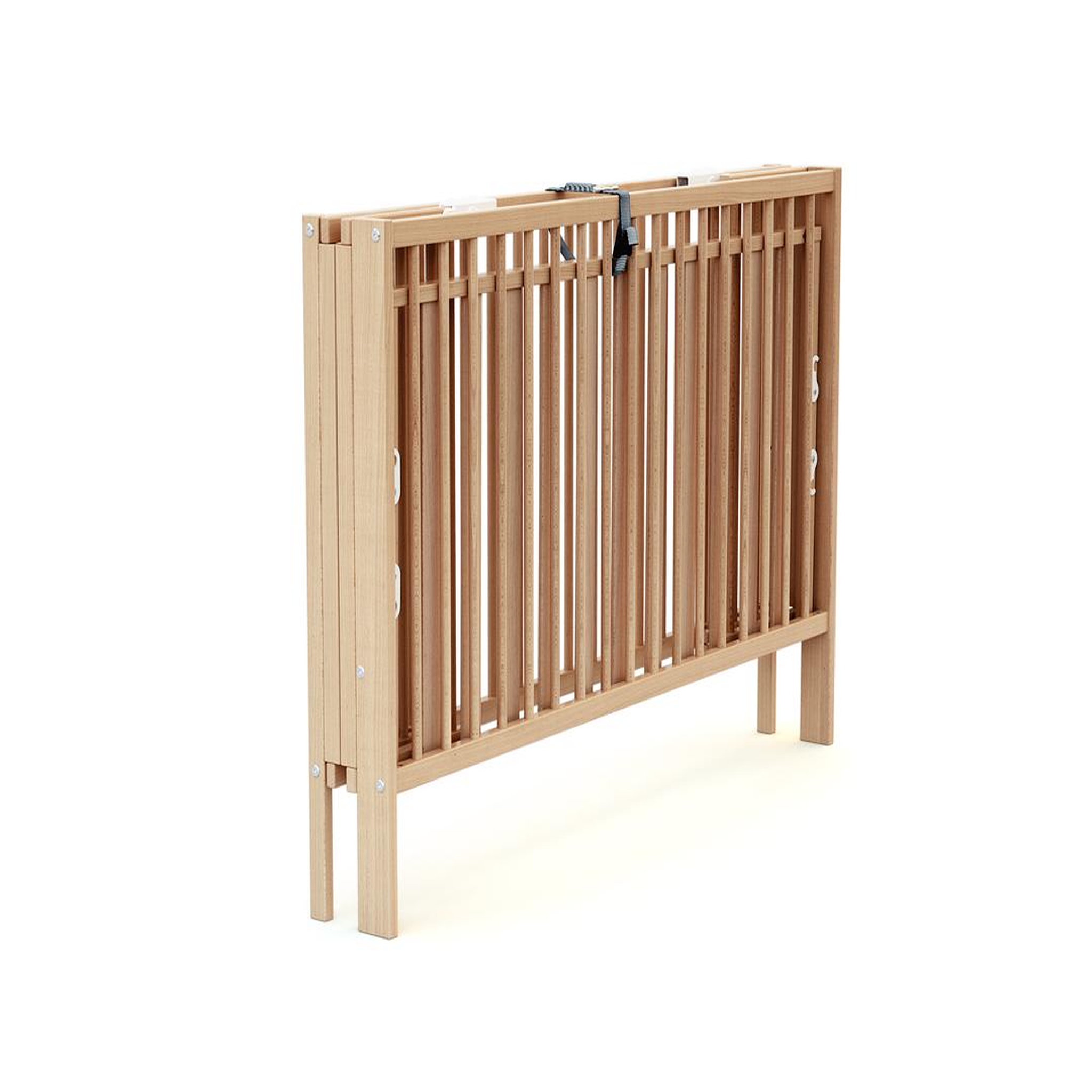 Voir la diapositive 2 : AT4 Lit bébé pliant ESSENTIEL en bois