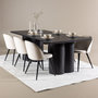 Voir la diapositive 5 : Paris Prix Table à Manger Design  Olivia  210cm Noir