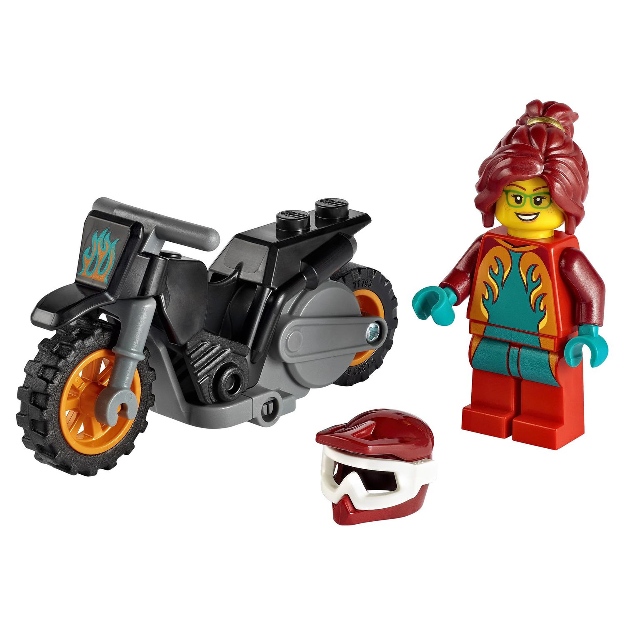 Voir la diapositive 3 : LEGO City 60311 La moto de cascade de Feu