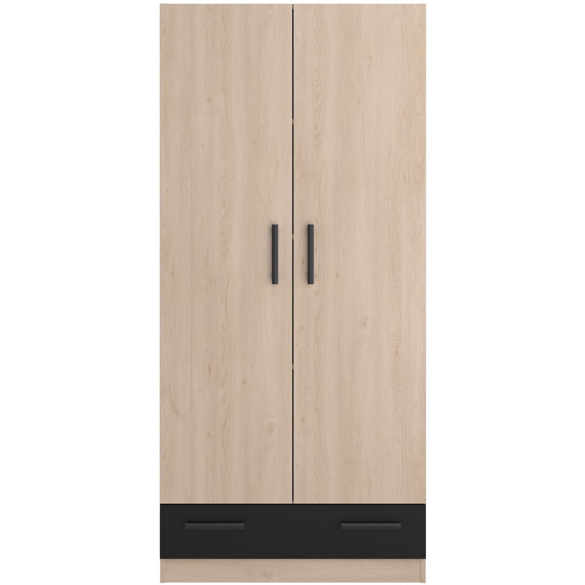 Armoire 2 portes 1 tiroir L78 cm MIA