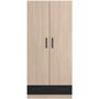Voir la diapositive 3 : Armoire 2 portes 1 tiroir L78 cm MIA