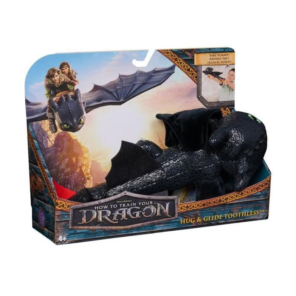 Spin Master SPIN MASTER PELUCHE DELUXE KROKMOU 30 CM Dragons Movie