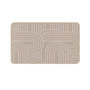 Voir la diapositive 1 : Douceur d'Intérieur Tapis antidérapant imprimé design MODUL - 45 x 75 cm - Blanc et marron