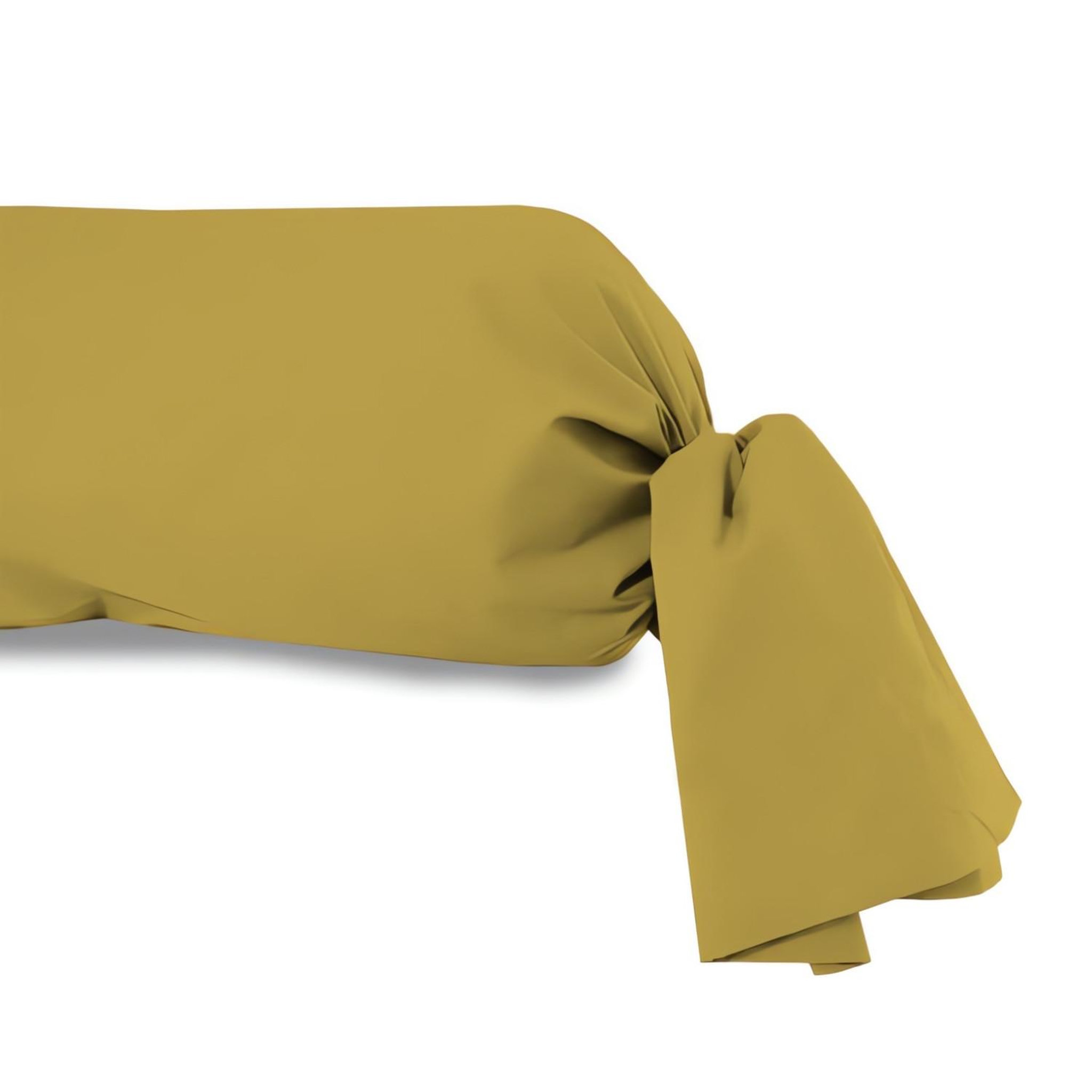 Voir la diapositive 1 : ZZZ Taie de traversin uni ZZZ en polycoton