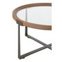 Voir la diapositive 5 : Paris Prix Lot de 2 Tables Basses en Verre  Luki  80cm Naturel