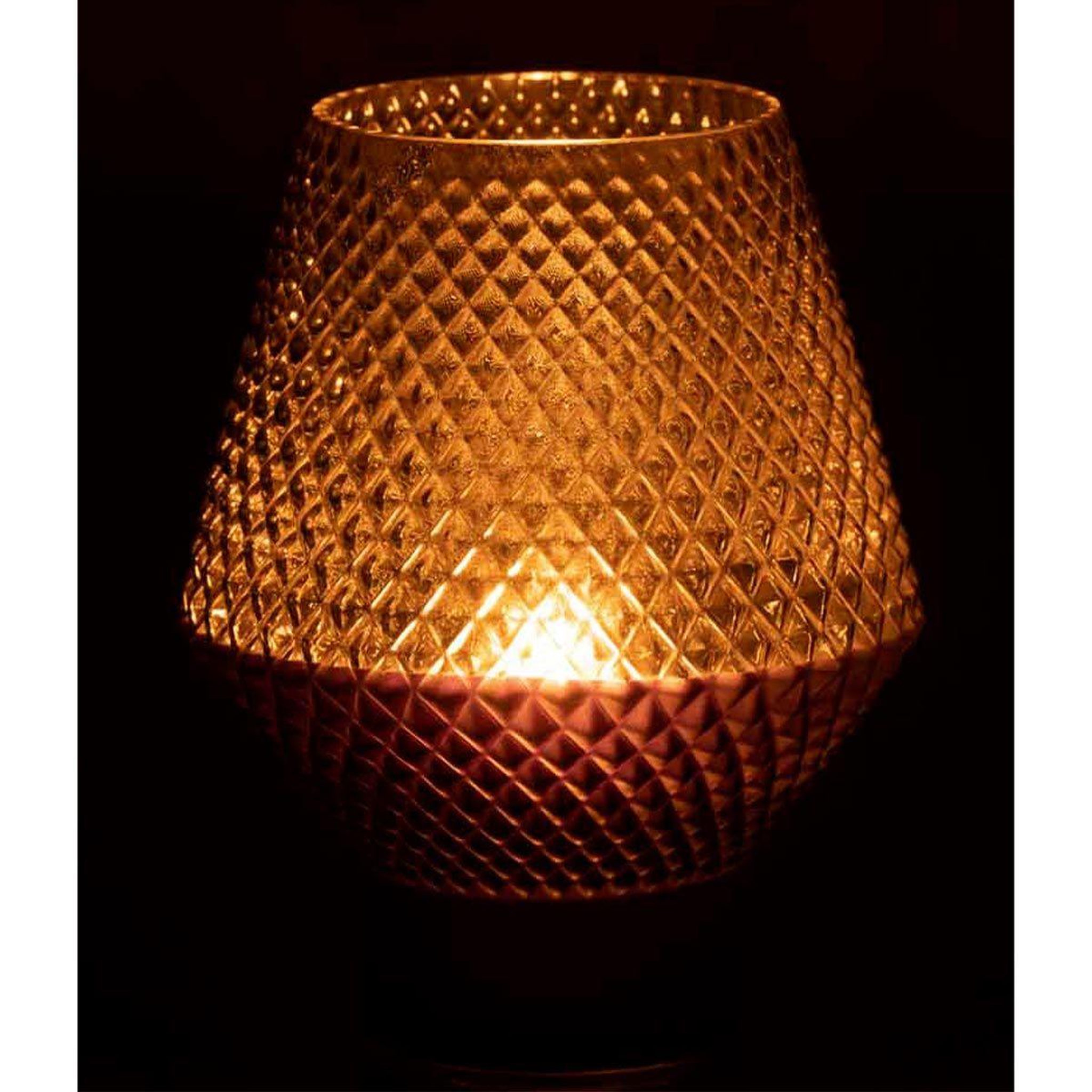Voir la diapositive 3 : J-LINE Vase design en verre  vuoto  22cm gris