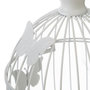 Voir la diapositive 2 : ATMOSPHERA Lot de 2 Cages à Oiseaux Métal  Bird  39cm Blanc