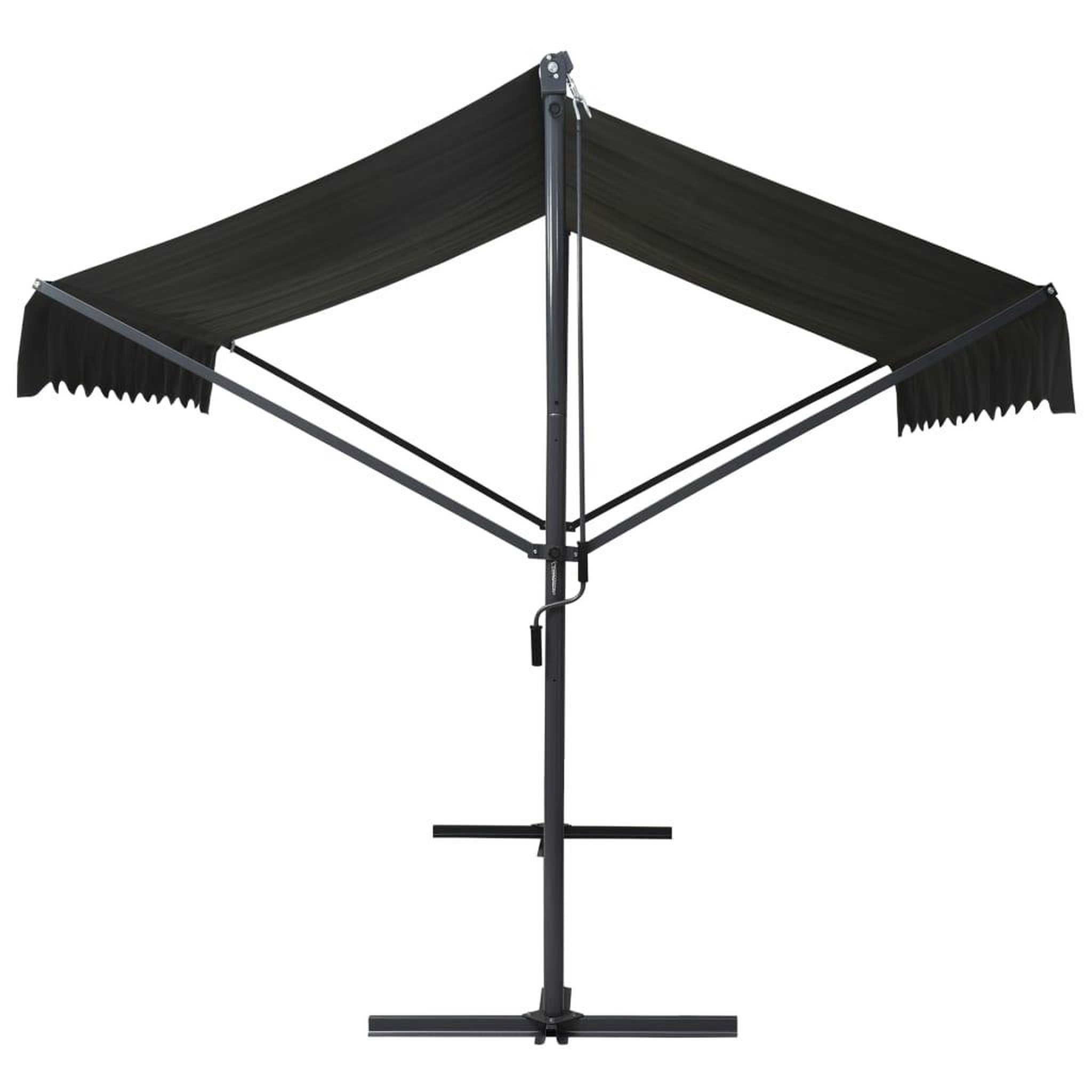 Voir la diapositive 3 : VIDAXL Auvent sur pied 300 x 300 cm Anthracite