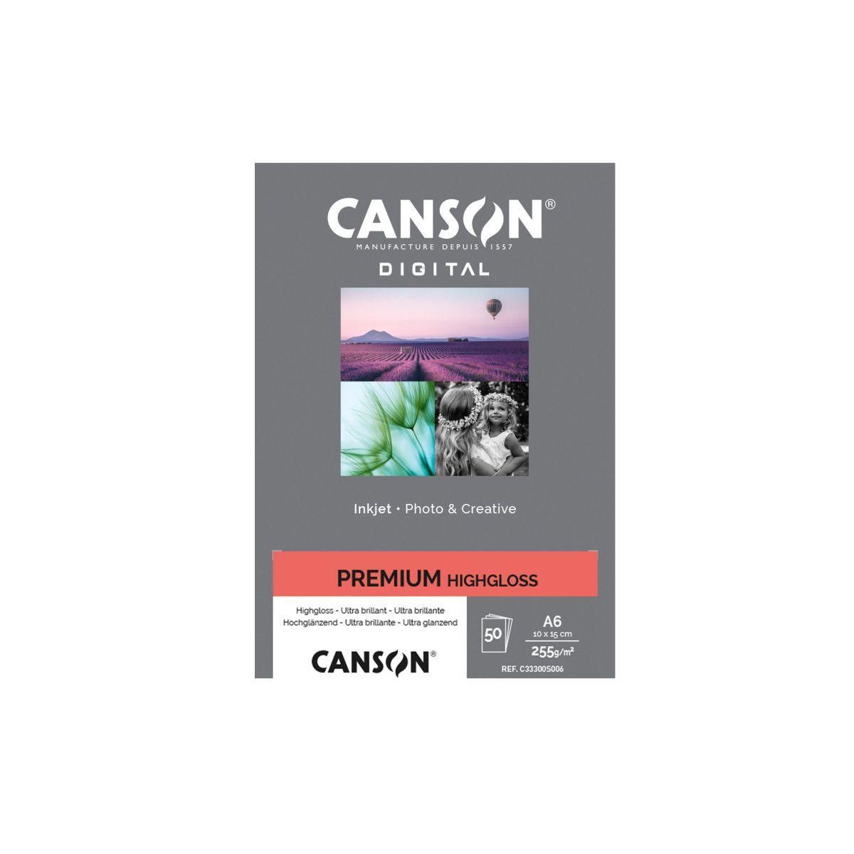 Canson Papier photo Premium High Gloss 10x15