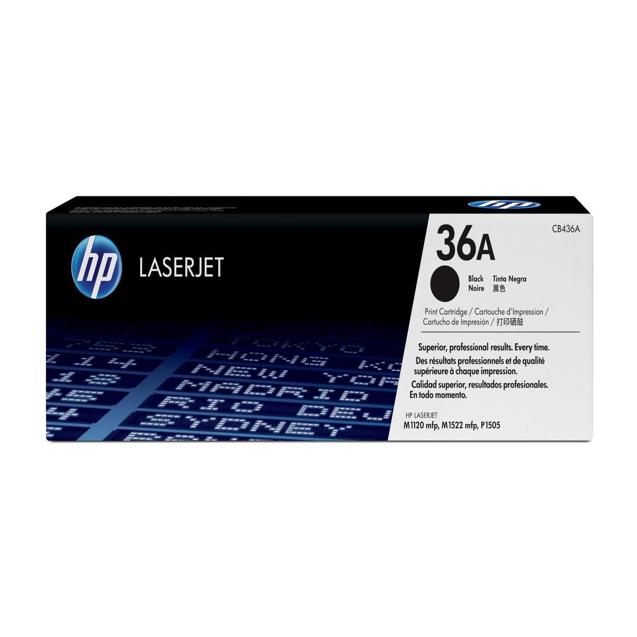 Voir la diapositive 3 : HP Cartouche de toner HP 36A (CB436A) noir pour imprimantes LaserJet M1120MFP/P1505/M1522MFP