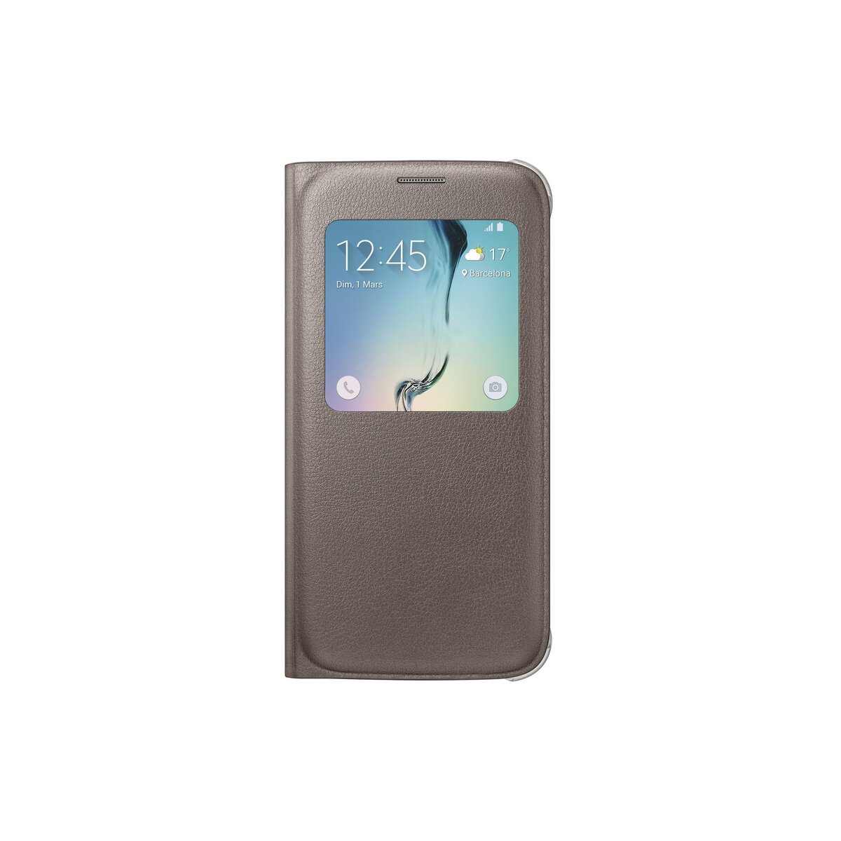 SAMSUNG Etui folio pour Galaxy S7 - Doré