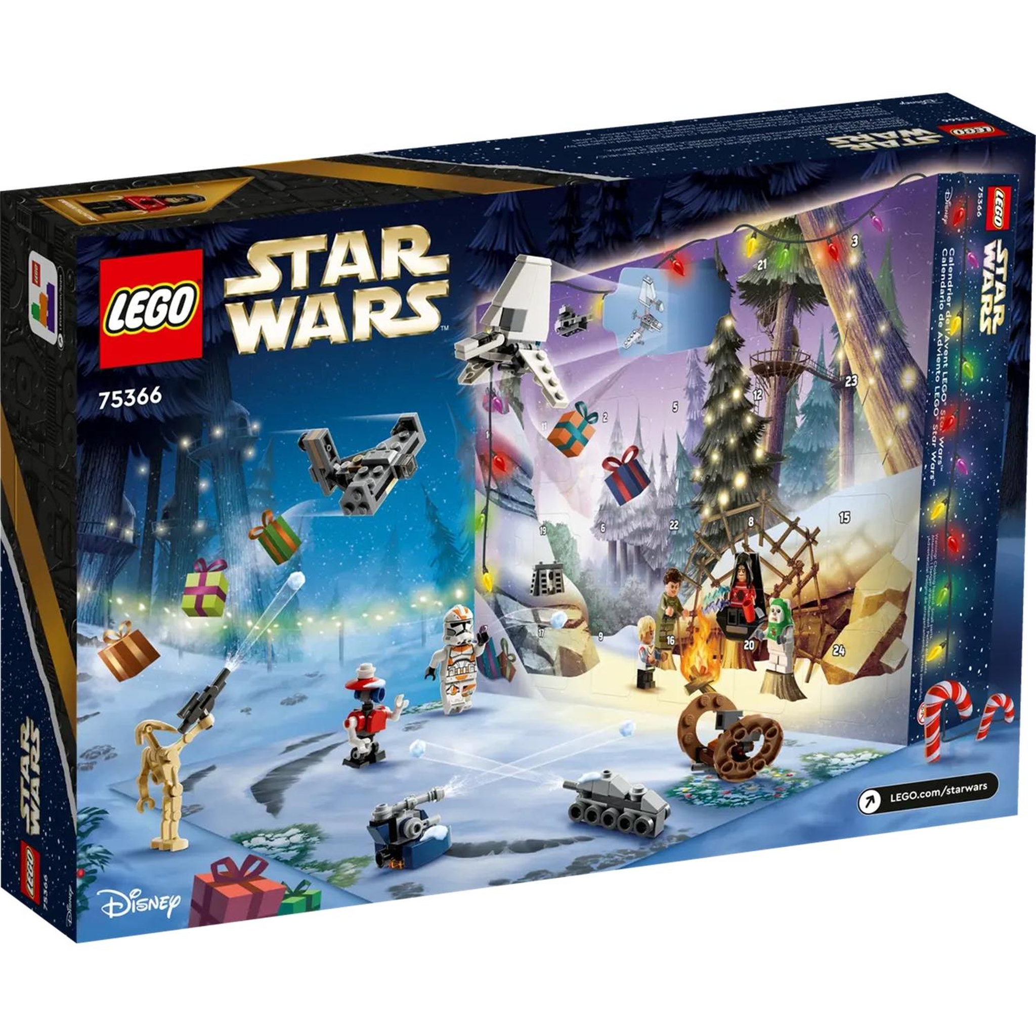 Voir la diapositive 3 : LEGO Star Wars Le calendrier de l'Avent 2023
