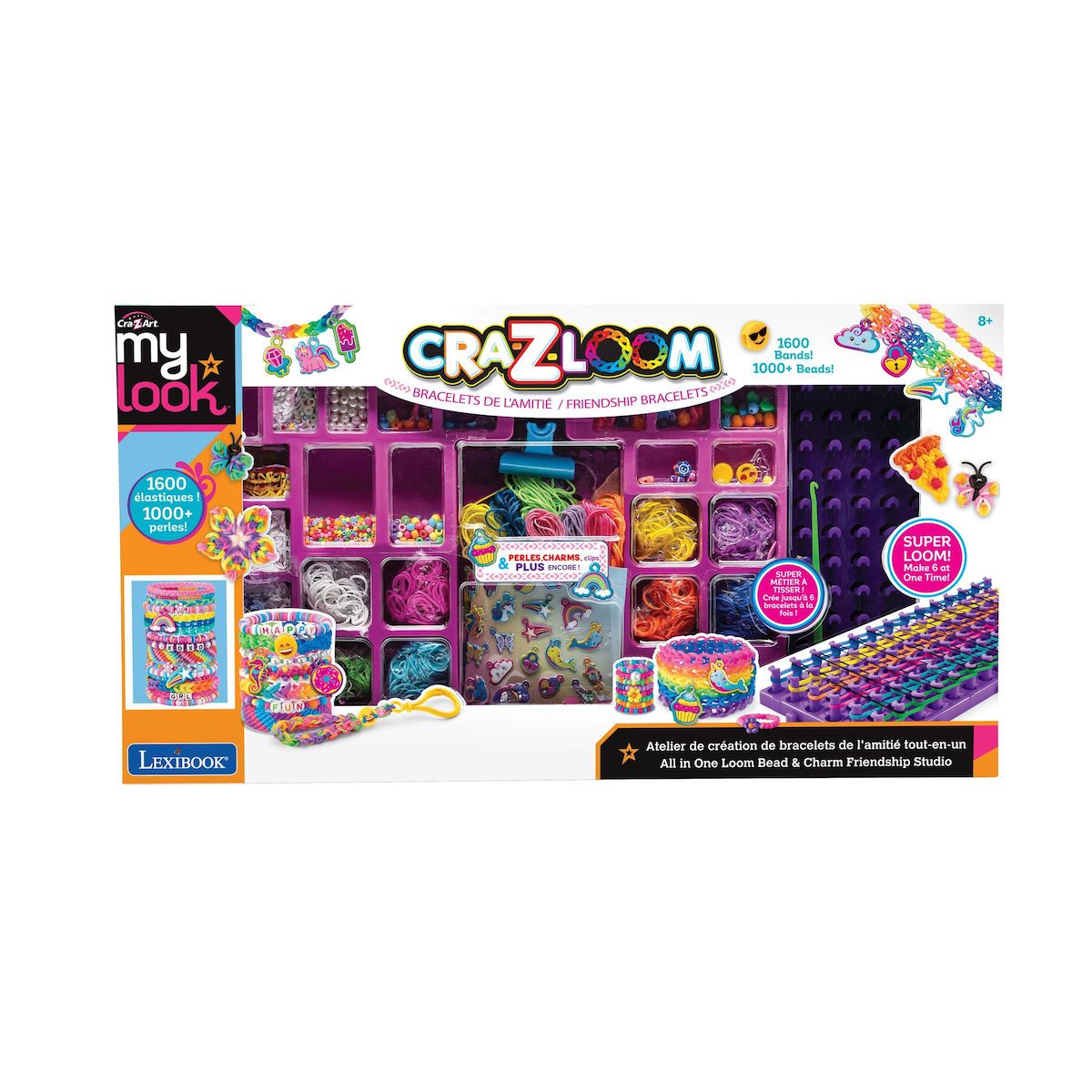 Lexibook Atelier de création de bracelets de l'amitié tout-en-un