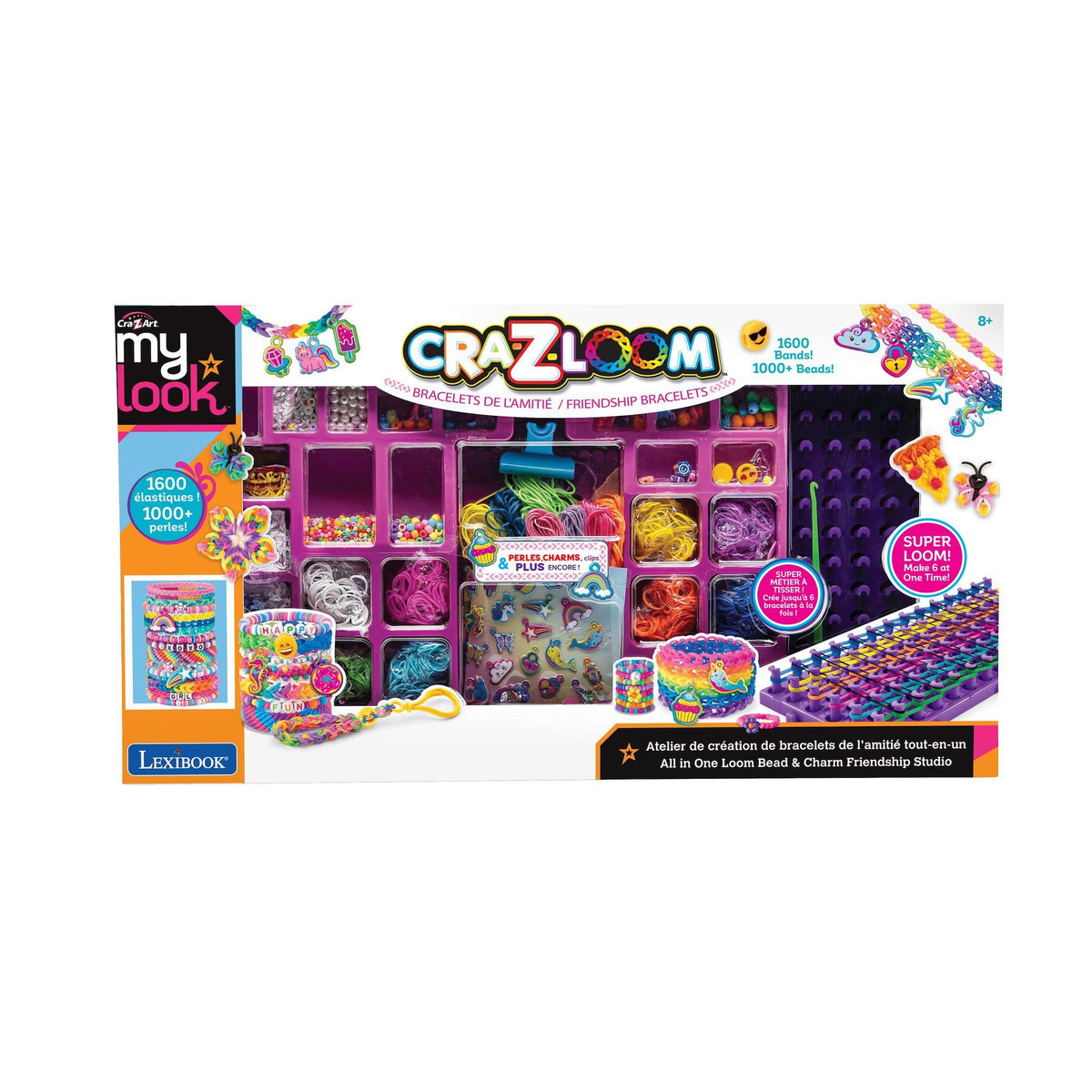Lexibook Atelier de création de bracelets de l'amitié tout-en-un