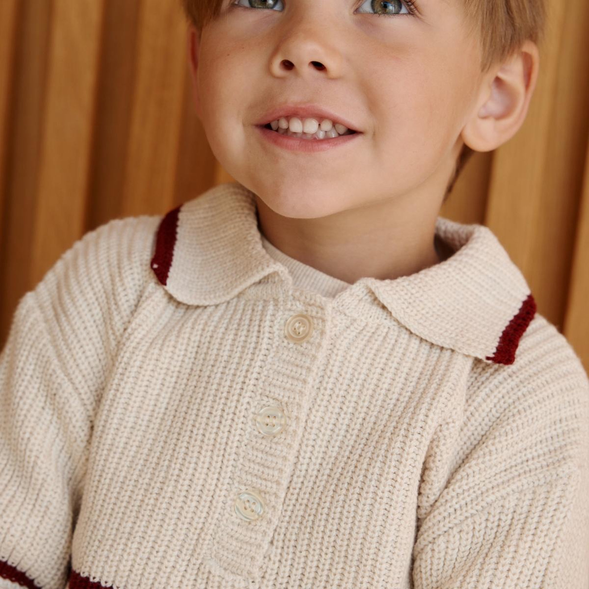 Voir la diapositive 5 : PETIT BEGUIN Pull enfant en tricot pistache