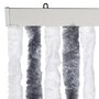Voir la diapositive 4 : VIDAXL Moustiquaire Gris et blanc 56 x 185 cm Chenille
