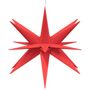 Voir la diapositive 5 : VIDAXL Etoile de Moravie avec LED pliable rouge 43 cm