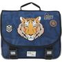 Voir la diapositive 1 : SKOOTER Cartable 38 cm CP/CE1/CE2 bleu et noir imprimé TIGRE