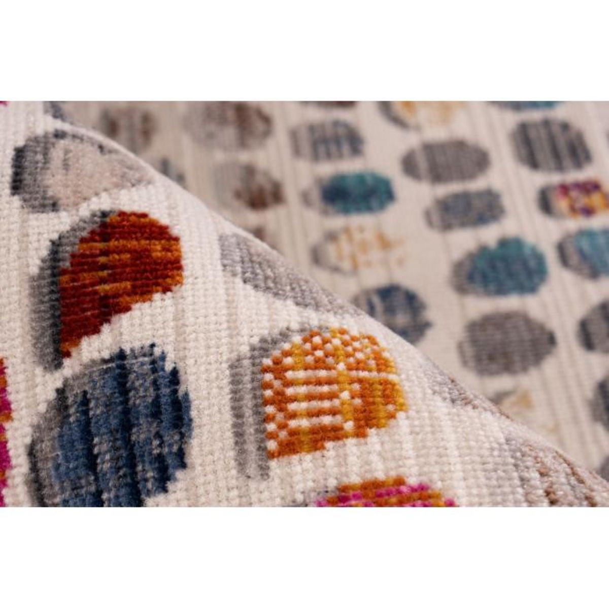 Paris Prix Tapis Motif Pierres Colorées  Anouk  Multicolore