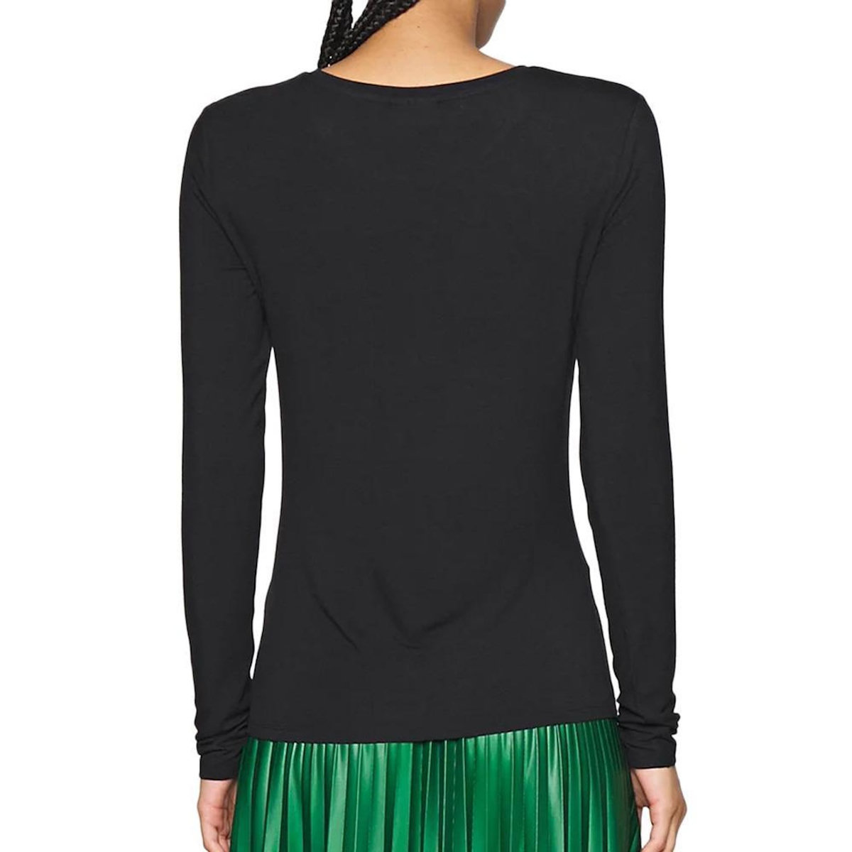 JACQUELINE DE YONG T-shirt Manches Longues Noir Femme JDY Mila