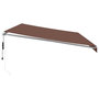 Voir la diapositive 5 : VIDAXL Auvent retractable automatique avec LED marron 600x300 cm