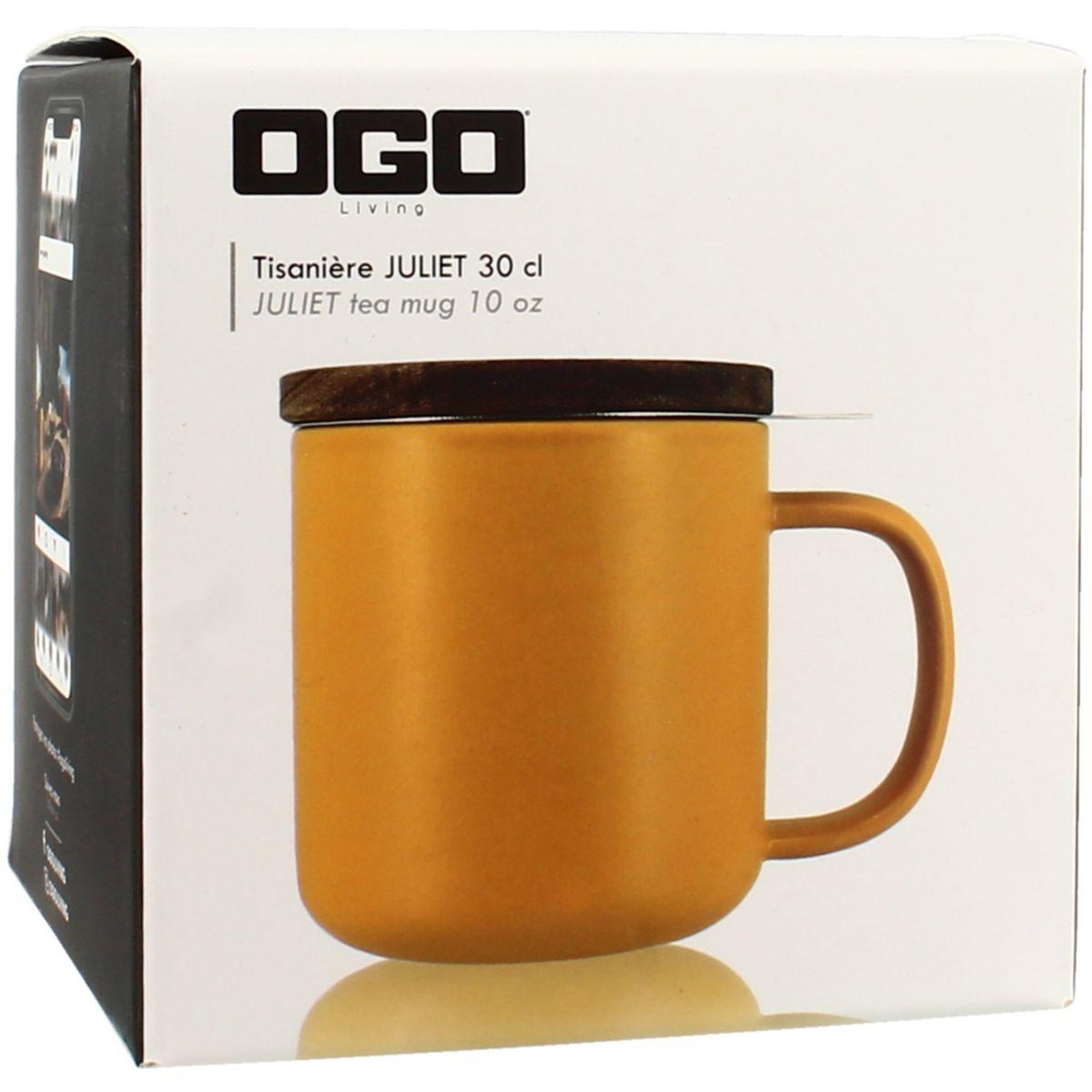 Voir la diapositive 3 : OGO LIVING Théière Tisanière Juliet Jaune 300 ml