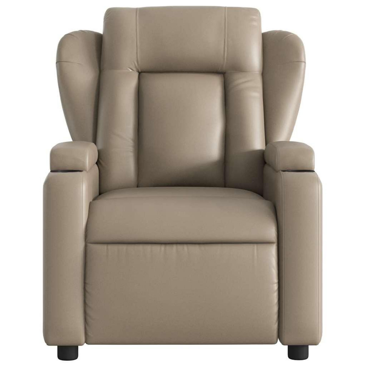 VIDAXL Fauteuil de massage inclinable Cappuccino Similicuir