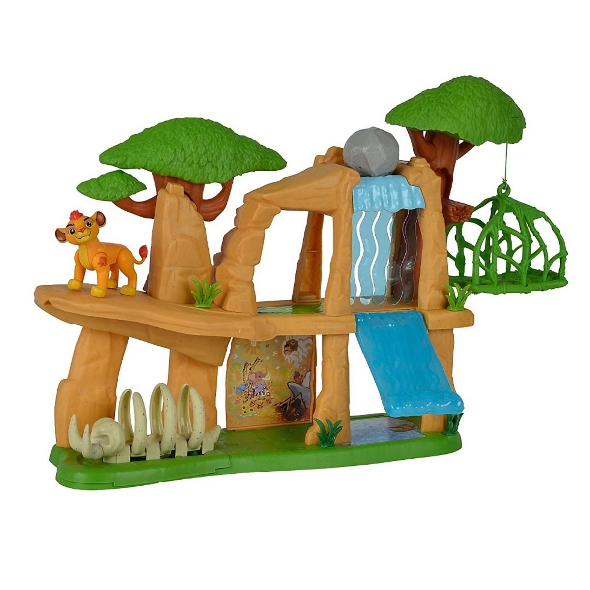 SIMBA Playset La Garde du Roi Lion - Terre Sacrée + Accessoires + 1 figurine