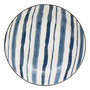 Voir la diapositive 1 : SECRET DE GOURMET Lot de 6 Assiettes Creuses  Umami Rayure  20cm Bleu