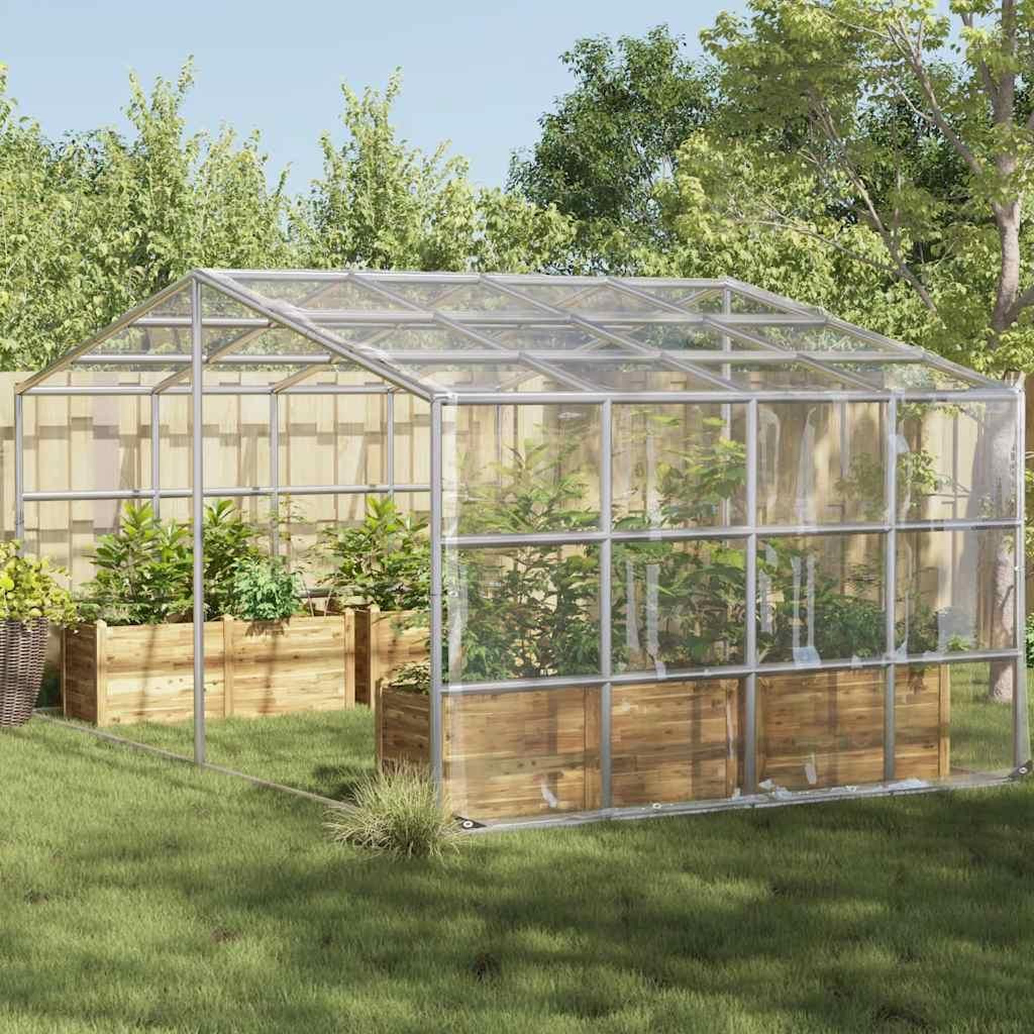 Voir la diapositive 2 : VIDAXL Couverture vegetale avec œillets 3x8 m PVC