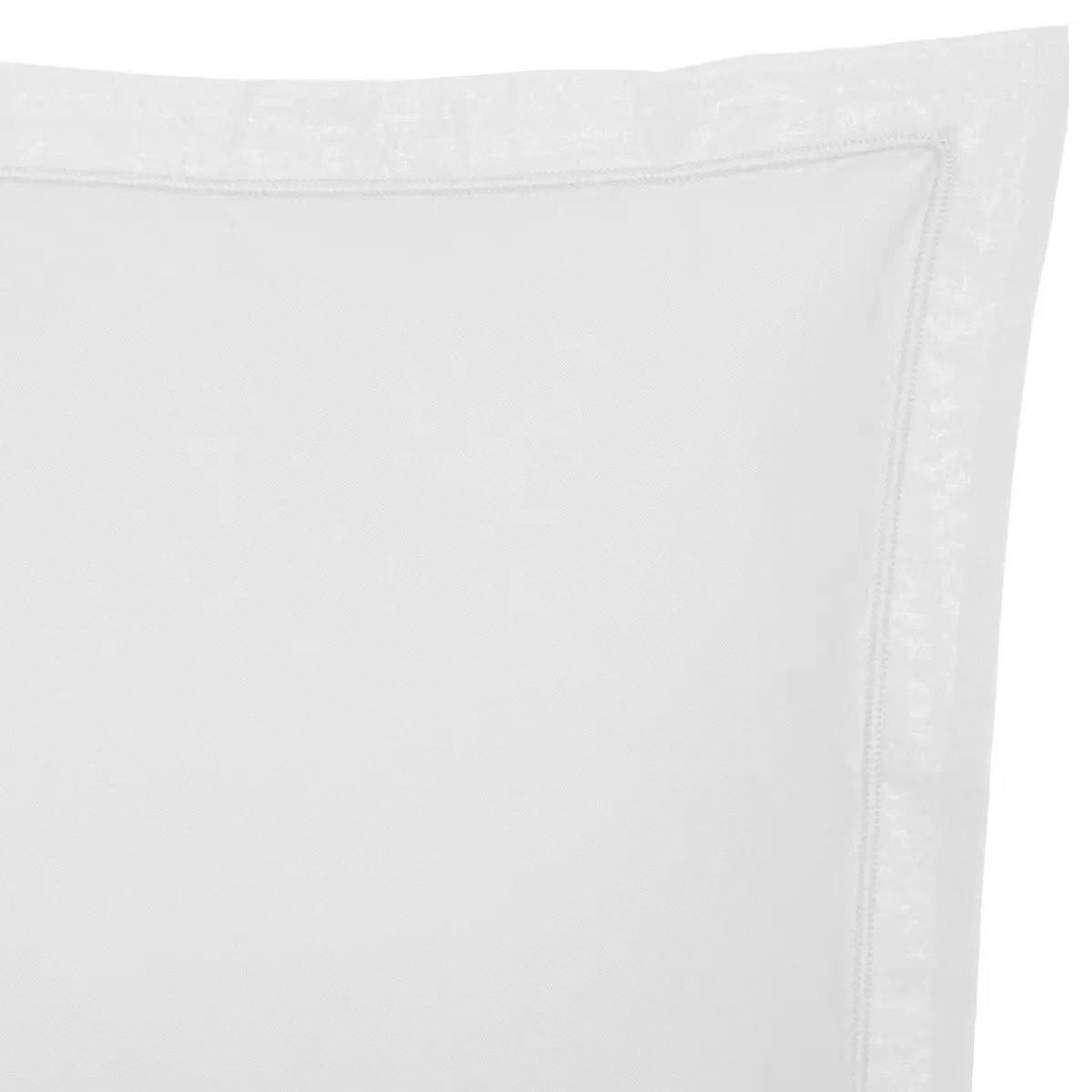 Voir la diapositive 2 : ATMOSPHERA Taie d'oreiller  percale  50x70cm blanc