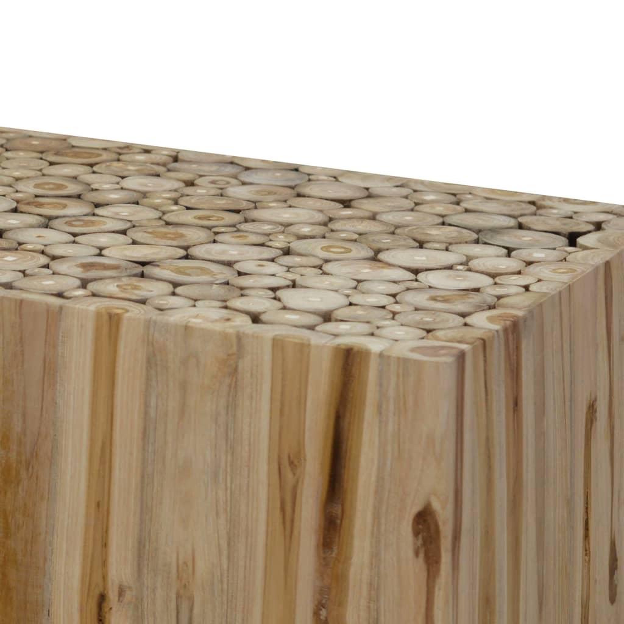 Voir la diapositive 5 : VIDAXL Table basse Teck veritable 90x50x30 cm