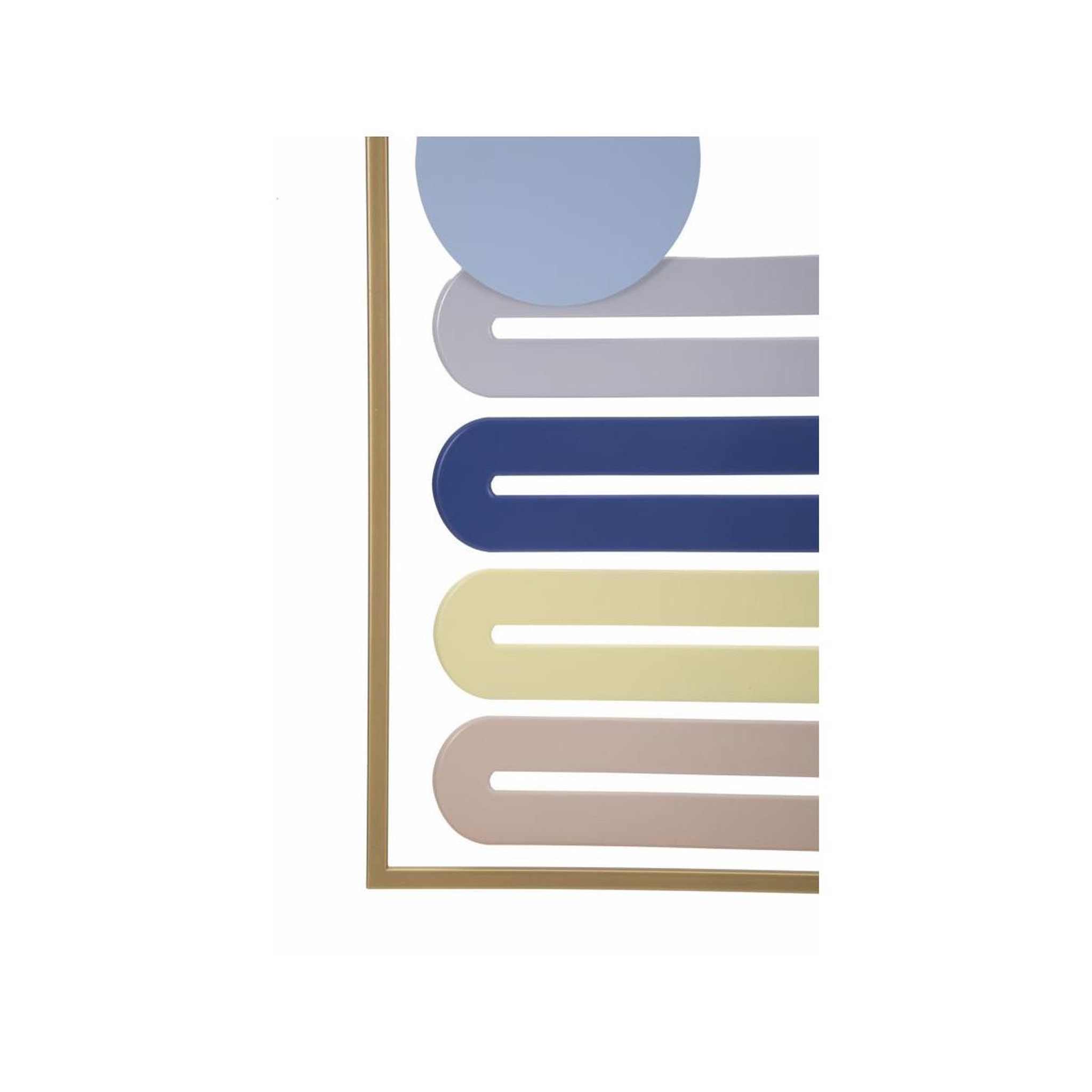 Voir la diapositive 4 : Paris Prix Décoration murale encadrée en métal  colorfuls  84cm multicolore
