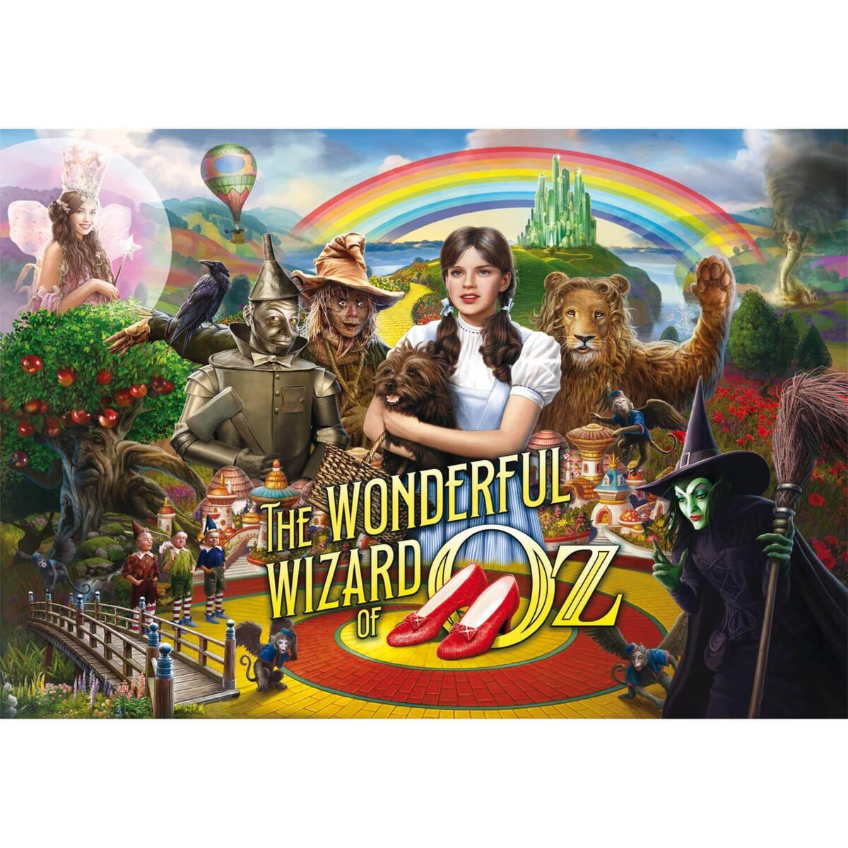 CLEMENTONI Puzzle 1000 pièces : Merveilleux Magicien d'Oz