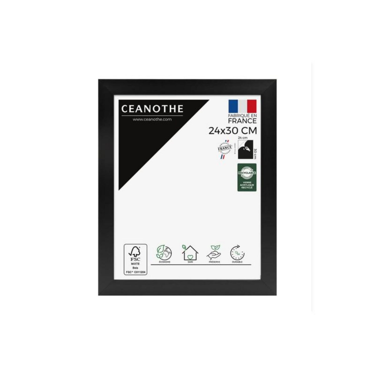 CEANOTHE Cadre Ceanothe CADRE 24X30 ETERNEL NOIR