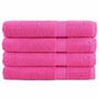 Voir la diapositive 1 : VIDAXL Serviettes de qualité supérieure SOLUND 4 pcs rose 600 g m²