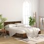 Voir la diapositive 3 : VIDAXL Tete de lit Chene fume 160x1,5x80 cm Bois d'ingenierie