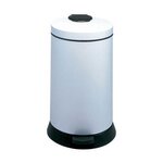 Rossignol Poubelle à pédale 20l blanc - 92990