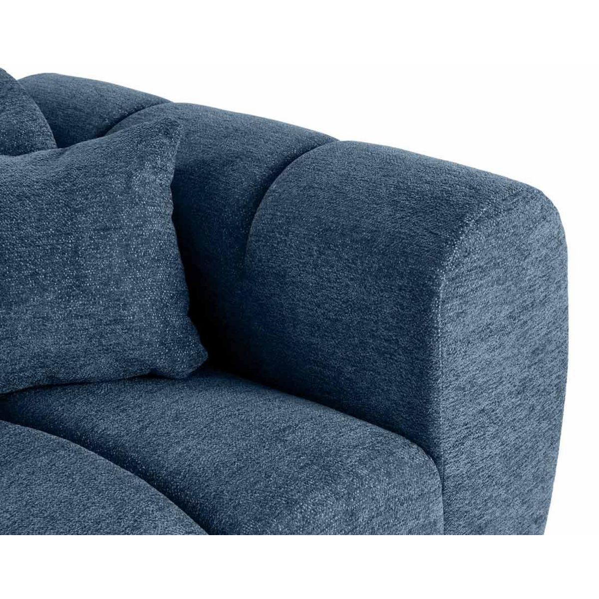 LISA DESIGN Curtis - canapé d'angle gauche 4 places en tissu texturé