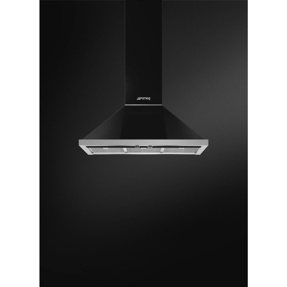 SMEG Hotte décorative murale KPF9BL