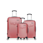 AMERICAN TRAVEL AMERICAN TRAVEL - LOT DE 3 - Valises grand format, weekend et cabine DC. Coloris disponibles : Gris, Noir, Bleu, Beige