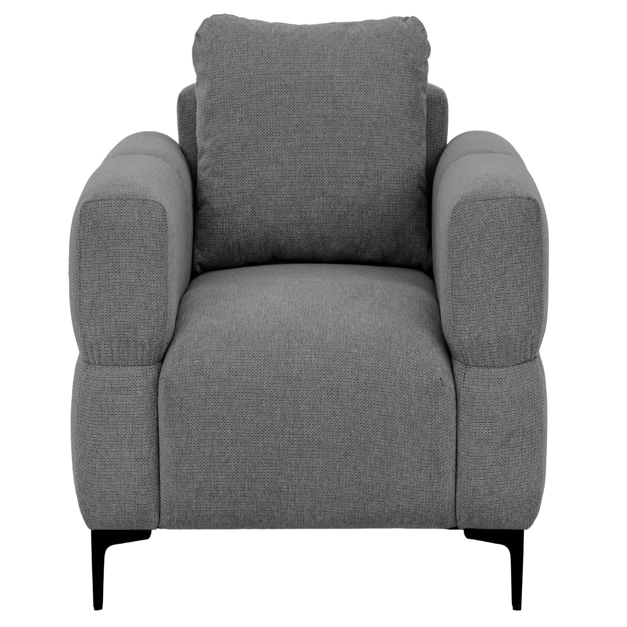 Voir la diapositive 1 : CASANOVA PARIS Elton - fauteuil en tissu lisse