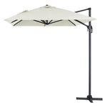 Habitat et Jardin Parasol jardin déporté alu  Sun 4  3 x 4 m - Ecru
