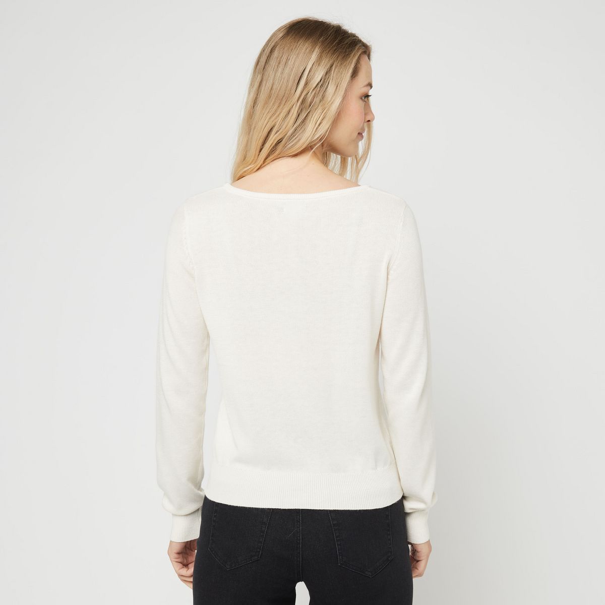 INEXTENSO Pull écru femme