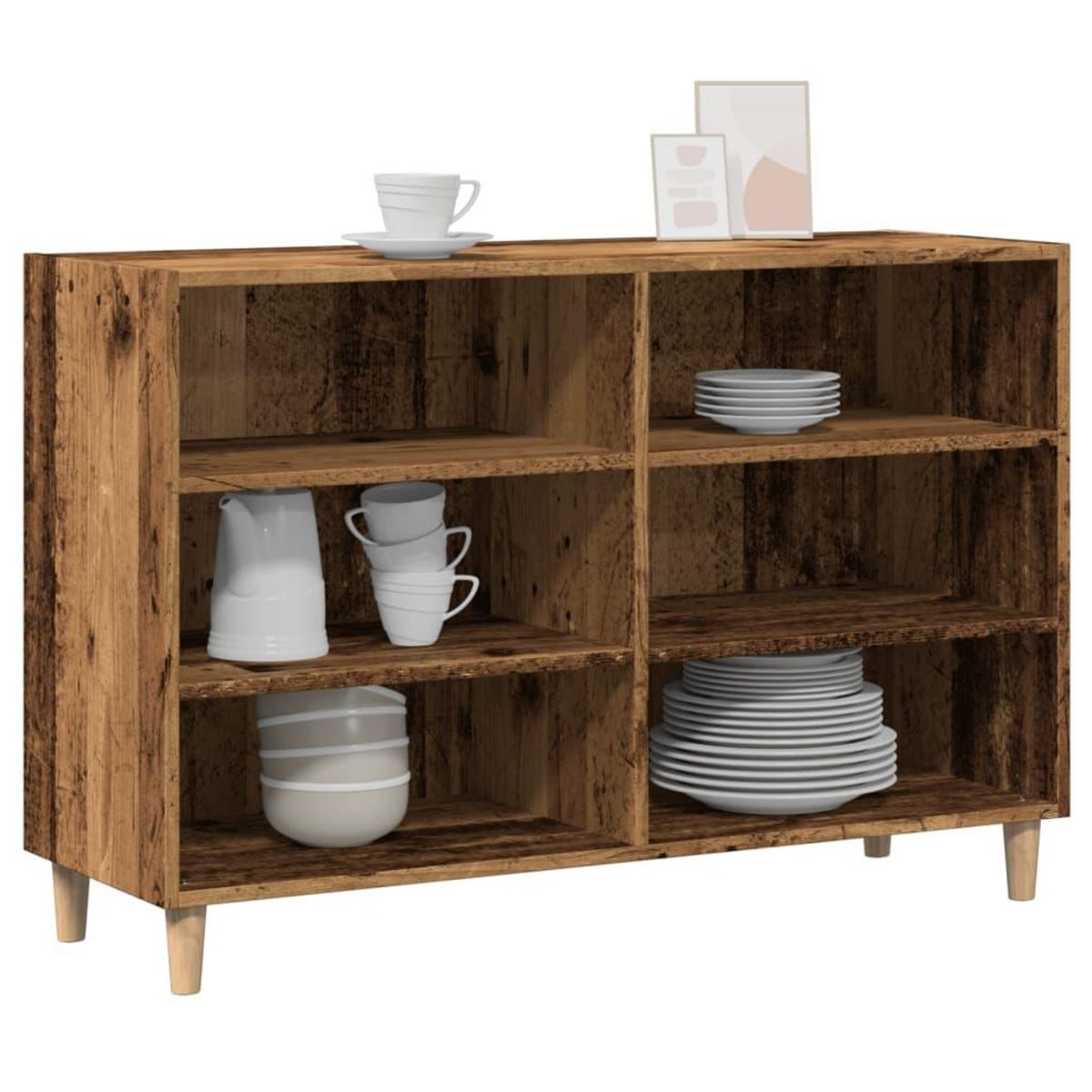 VIDAXL Buffet vieux bois 103,5x35x70 cm bois d'ingenierie