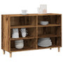 Voir la diapositive 4 : VIDAXL Buffet vieux bois 103,5x35x70 cm bois d'ingenierie